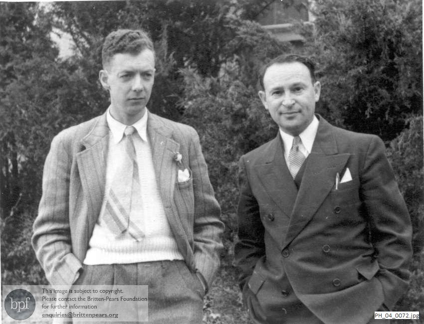 Benjamin Britten with David Rothman in Amityville