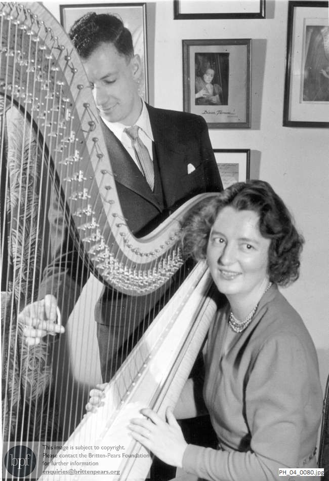 Benjamin Britten and Edna Phillips Rosenbaum