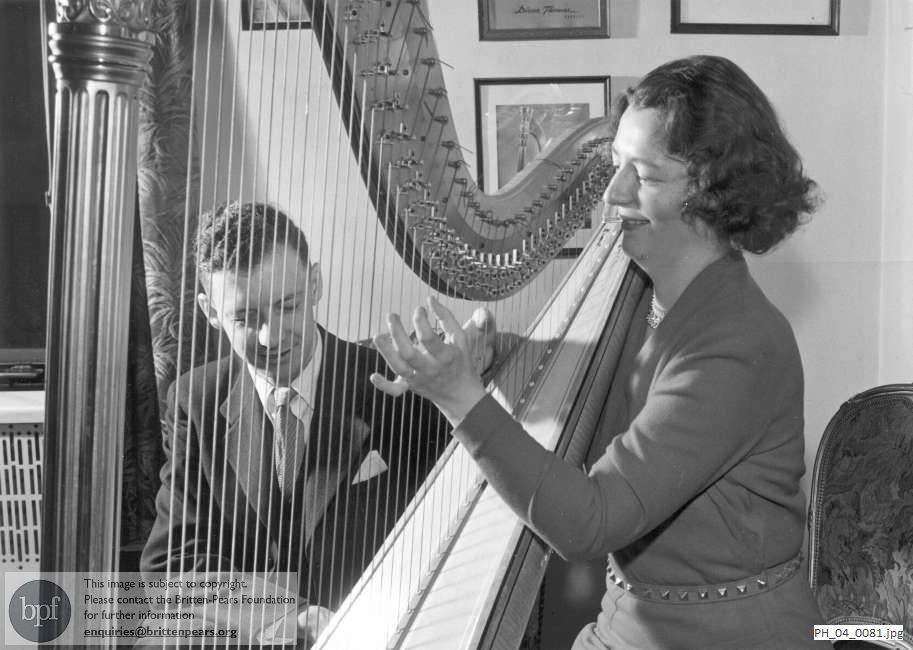 Benjamin Britten and Edna Phillips Rosenbaum