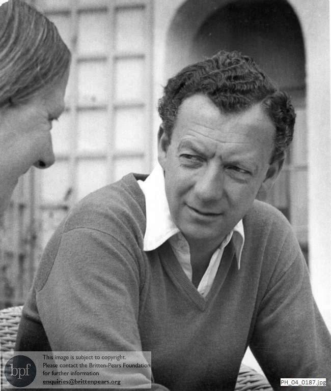 Benjamin Britten with Imogen Holst