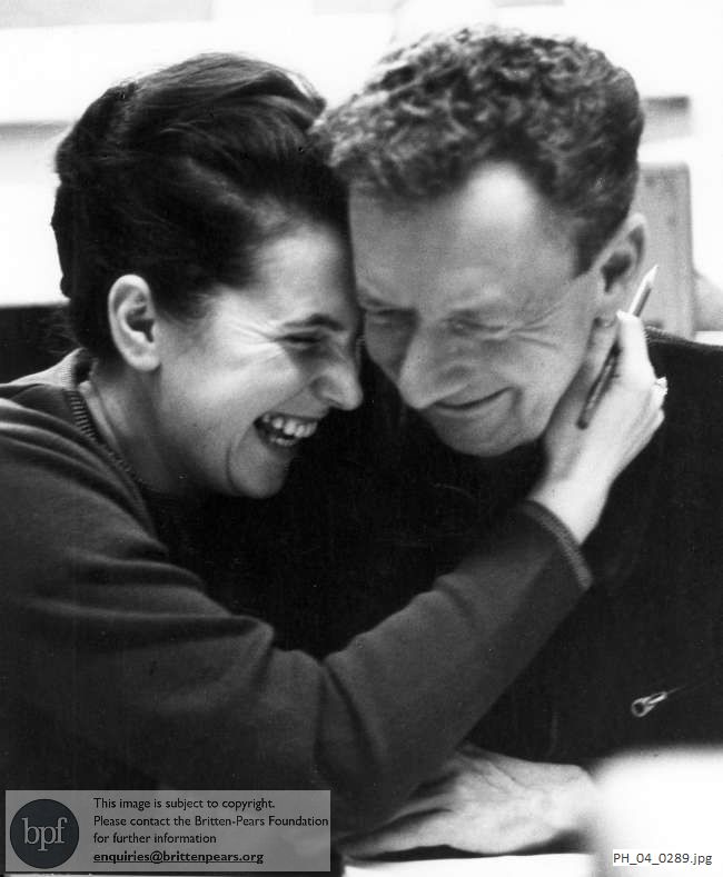 Benjamin Britten and Galina Vishnevskaya