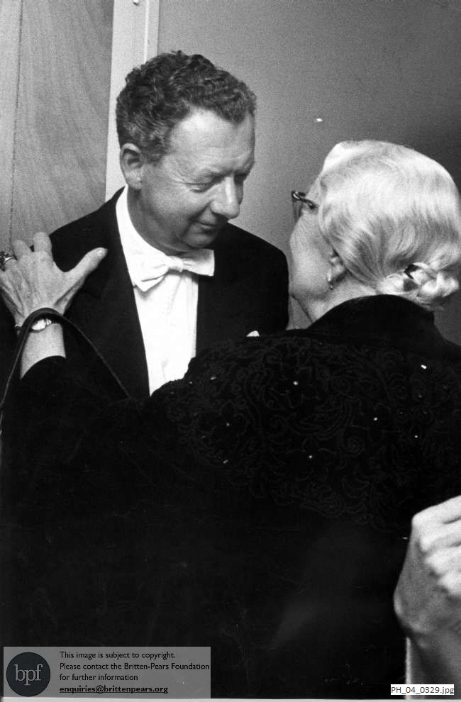 Benjamin Britten with Sophie Stein