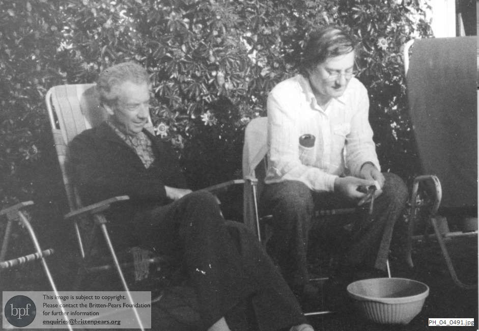 Benjamin Britten and Donald Mitchell