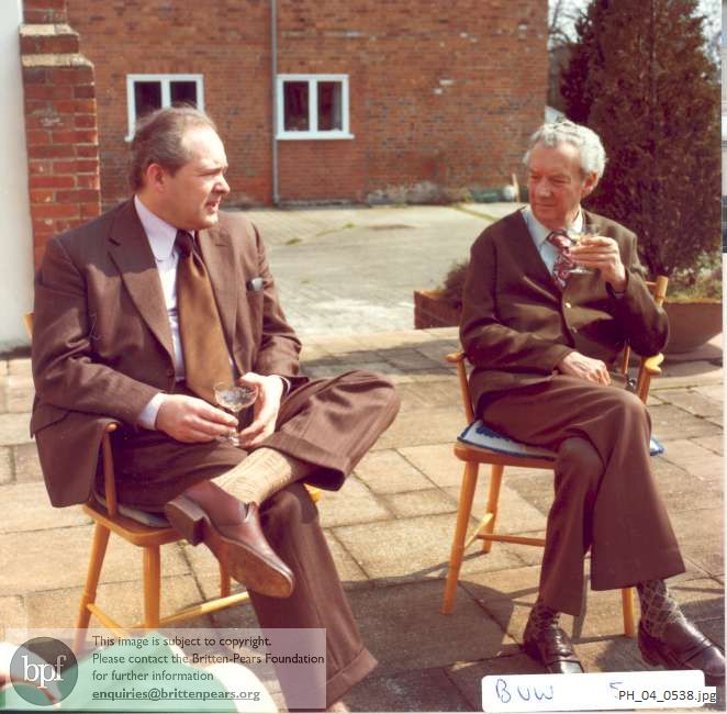 Benjamin Britten and Alun Hoddinot