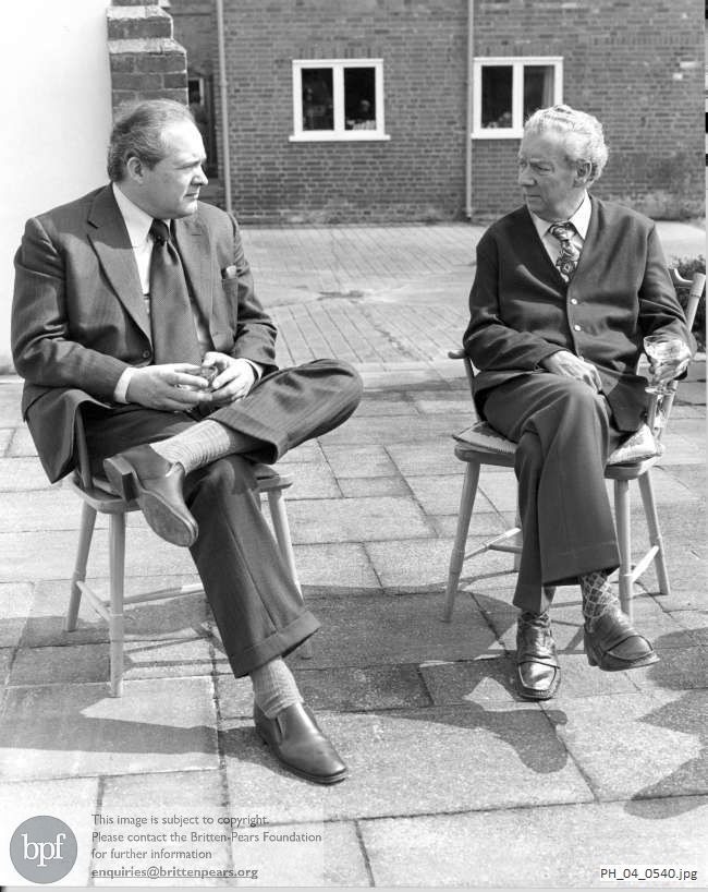 Benjamin Britten and Alun Hoddinot