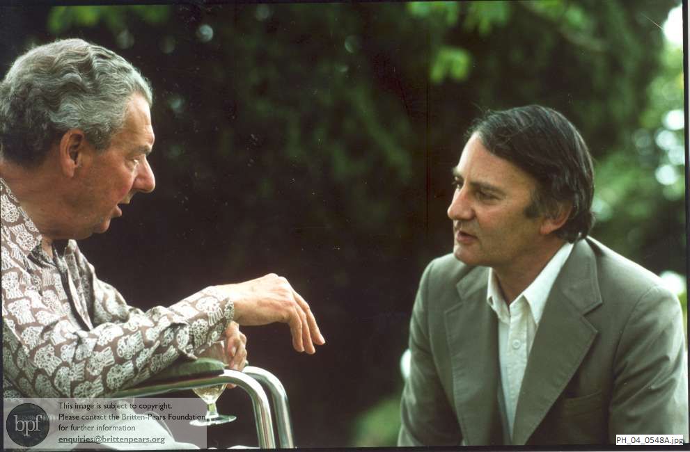 Benjamin Britten and Donald Mitchell in conversation