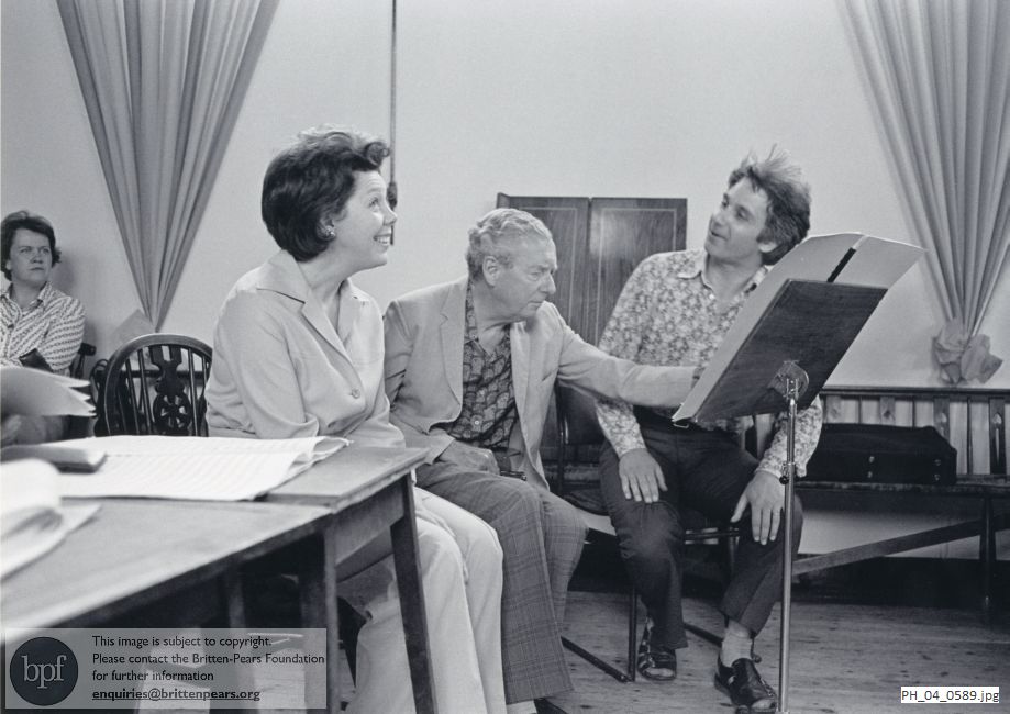 Janet Baker, Benjamin Britten and Steuart Bedford