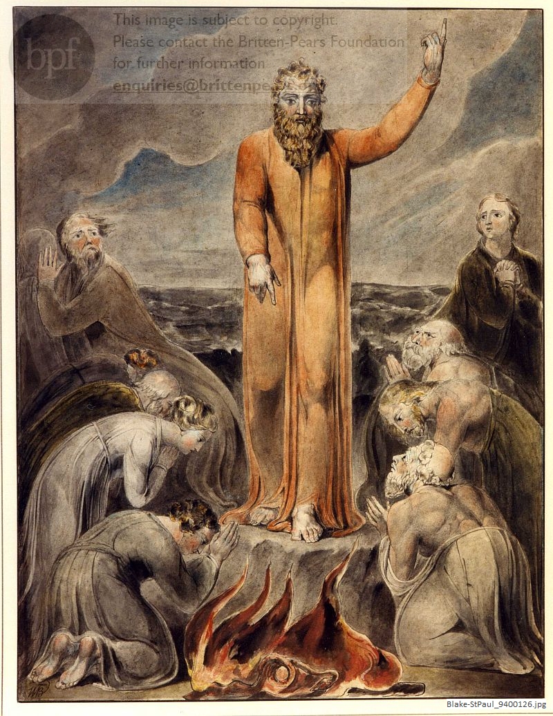 St Paul shaking off the viper