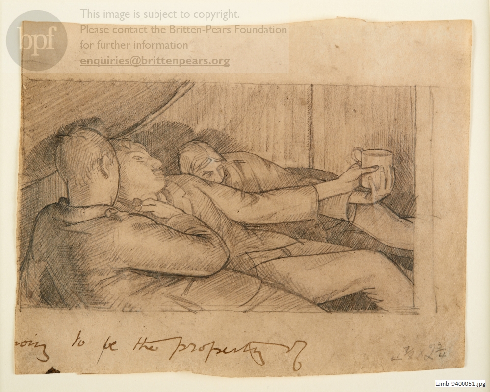 Study for Bivouac, Palestine