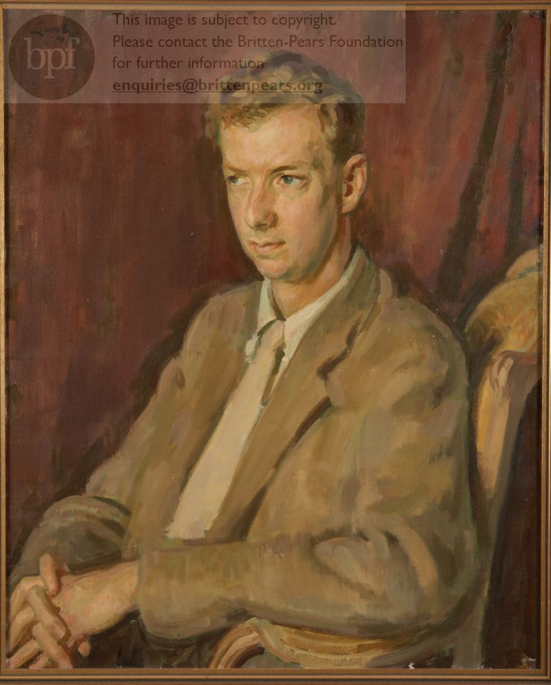 Portrait of Benjamin Britten